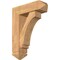Ekena Millwork Imperial Arts and Crafts Smooth Bracket w/ Offset Brace, Western Red Cedar, 7 1/2"W x 24"D x 32"H BKT0806X24X32IMP03SWR - alternate 1
